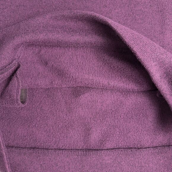 Eddie Bauer Radiator 2.0 Fleece Hooded Pullover Sweatshirt Womens Medium Purple - Picture 13 of 16